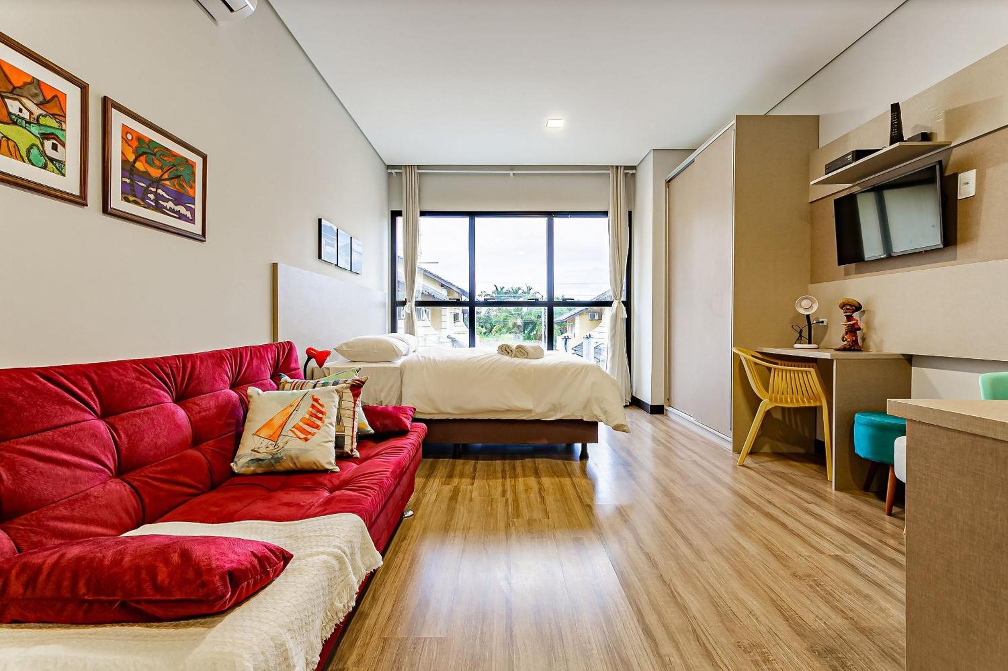 Apartamento Studio Novo, Moderno E Confortavel Ingleses Sti109 *
